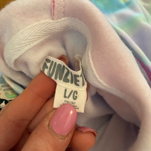 Urban Kids Girls Funzietime Character Hoodies Size Large panda Bear - Picture 7 of 8